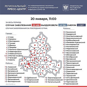 В Ростове &ndash; 148: где выявили новые случаи коронавируса в донском регионе