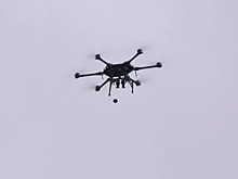 Появилось видео применения нового гексакоптера "Ведьма" против ВСУ