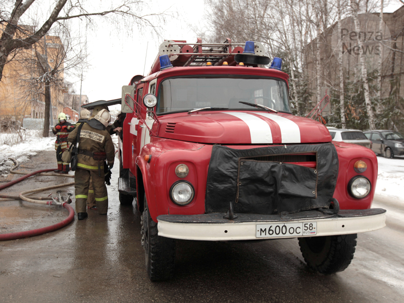 В Пензе при пожаре в частном доме погибла пожилая женщина