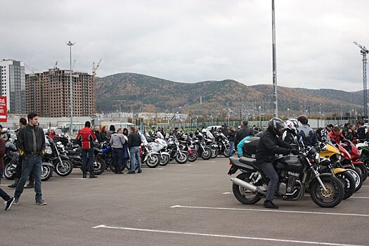 Красноярские байкеры закрыли мотосезон