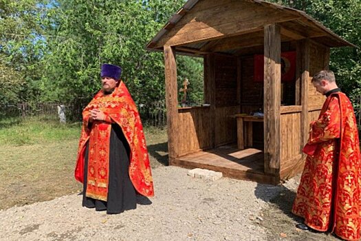 В селе Сугояк Челябинской области воздвигли часовню в память о героях специальной военной операции