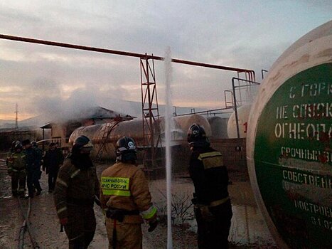 В Дагестане задержан подозреваемый после возгорания цистерны с газом