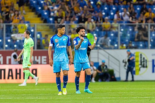 Бразильские футболисты сыграли больше минут за «Зенит» в РПЛ, чем россияне