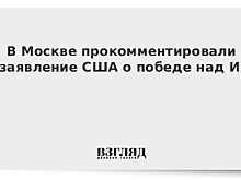 В Москве прокомментировали заявление США о победе над ИГ