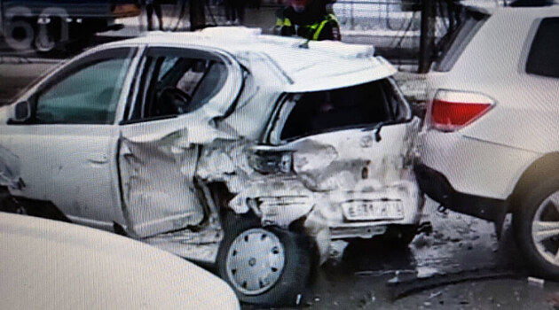 Одна из машин полностью уничтожена: показали видео аварии с миллиардером Алексеем Шепелем на Рублевке