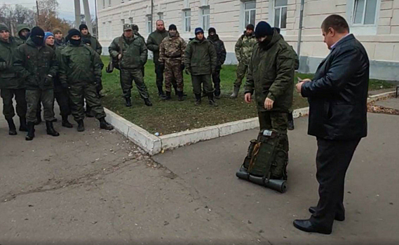 В Курске проходят подготовку мобилизованные из Брянской области