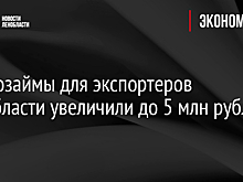 Микрозаймы для экспортеров Ленобласти увеличили до 5 млн рублей