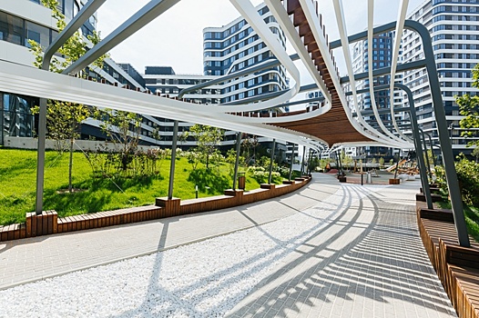 Парк «Зеленая река» в районе Лефортово открылся для посетителей