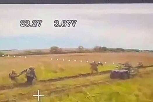 Опубликовано видео поражения бойцов ВСУ при попытке вторжения в Курскую область