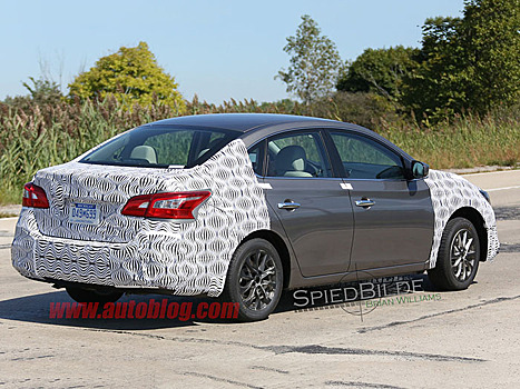 Nissan Sentra готовится к рестайлингу