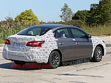Nissan Sentra готовится к рестайлингу