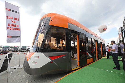 На "Иннопроме" представили новые отечественные трамваи