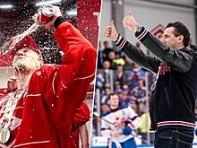 Ротенберг показывал «лайки», спартаковцы обливались шампанским. Фото чемпионства в МХЛ