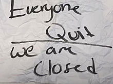 Ресторан «Макдоналдс» закрылся из-за увольнения всех работников в середине дня