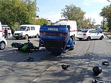 В Курске в ДТП с мотоциклом погиб водитель легковушки