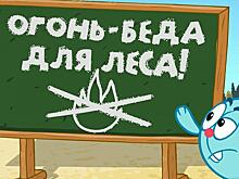 Вышла новая серия "Смешариков", посвященная предотвращению лесных пожаров