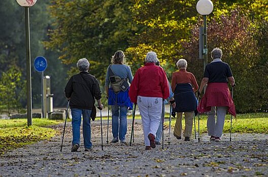Активные пенсионеры из Останкина осваивают компьютер и учатся ходить по-скандинавски