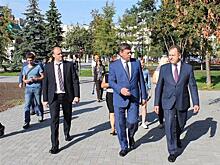 Сергей Чабан проверил ход работ по благоустройству в Ленинском районе Самары