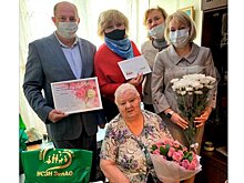 Жительница района Савёлки отметила 100-летний юбилей
