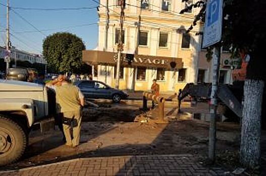 «Водоканал» рассказал, где в Рязани скоро может провалиться асфальт