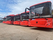 Первые семь новых автобусов приехали в Калугу