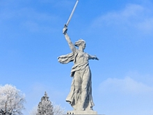 Волгоградские фотографы снимают атмосферные пейзажи на Мамаевом кургане