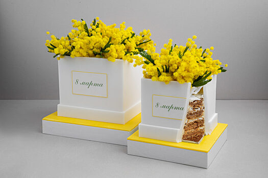 Торты-букеты и другие подарки к 8 марта от кондитерской «Любовь и сладости»