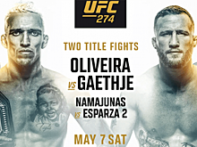 Прямая трансляция UFC 274. Смотреть онлайн
