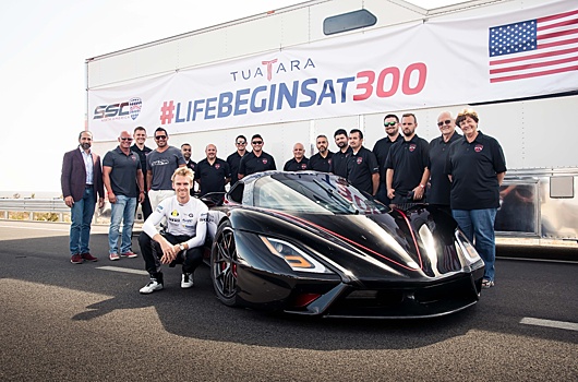 Гиперкар SSC Tuatara установил новый рекорд скорости — 508,73 км/ч