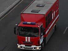 Двухэтажный частный дом загорелся в Новой Москве