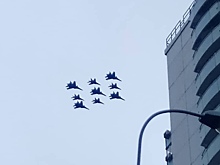 Москвичи показали воздушный парад в День Победы из своих окон