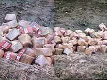 В Тюмени некто выбросил на улицу гору хлеба