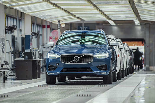 Volvo остановила производство автомобилей