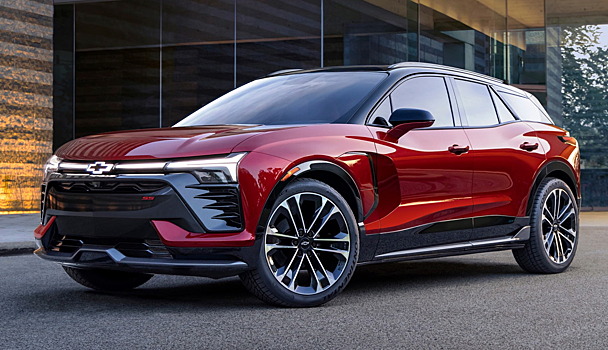 GM опубликовал первое фото электрического кроссовера Chevrolet Blazer EV