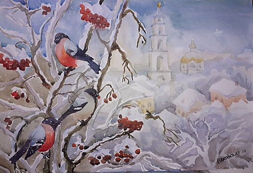 Выставка акварельных картин Людмилы Маковской откроется 5 марта в каширской библиотеке