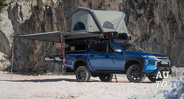 Mitsubishi L200 получил необычные палатки для кузова