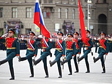 Военный парад в честь 79-й годовщины Победы проходит в Волгограде