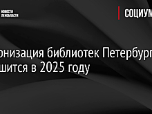 Модернизация библиотек Петербурга завершится в 2025 году