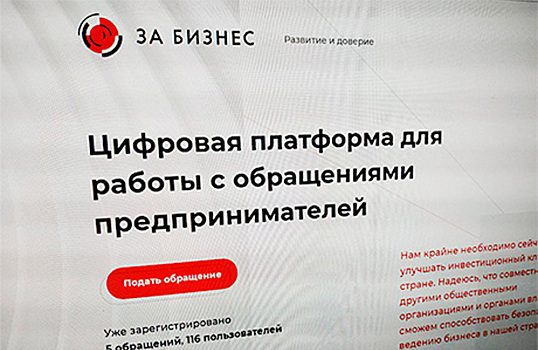 В России заработал сервис для сбора жалоб предпринимателей на давление силовых структур