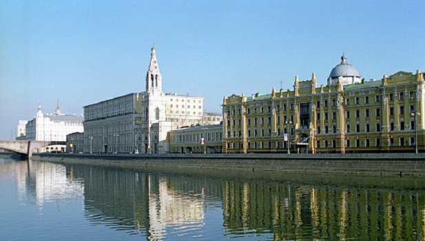 В центре Москвы обрушилось здание