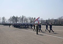 Военнослужащие и техника Уссурийского соединения ВДВ задействованы в тренировках парада к 76-летию Победы в Уссурийском гарнизоне