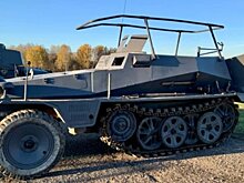 Обзор ходовой реплики немецкого БТР Sd.Kfz.250 на агрегатах «Жигулей» и «Волги»