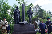 В Волгограде открыли памятник пограничникам