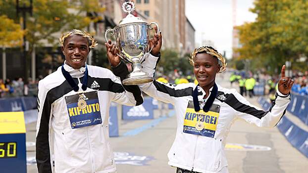 Бостонский марафон. Бенсон Кипруто и Диана Кипьогей одержали победы