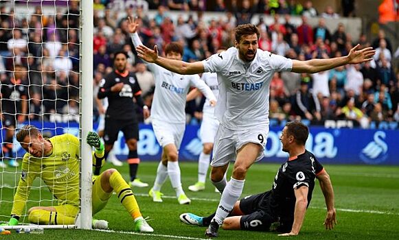 "Суонси" – "Эвертон" - 1:0 (обзор)