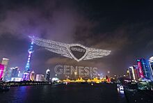 Genesis устроил шоу с тысячами дронов в честь выхода на рынок Китая