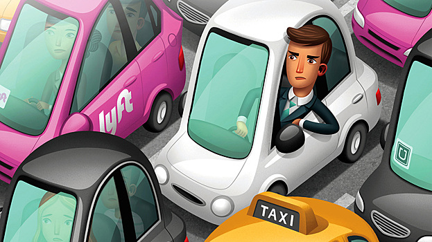 Исследование: мобильные сервисы такси серьезно ухудшают дорожную ситуацию