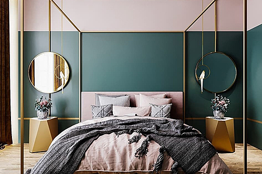 Дизайн стен в спальне: 20 потрясающих идей