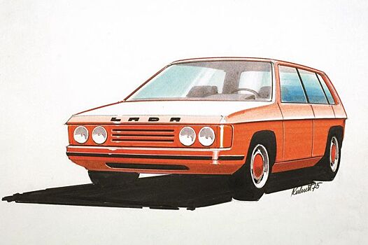 ВАЗ-2108 от Porsche: в Сети впервые появился эскиз перспективной «Лады», созданный немецким брендом