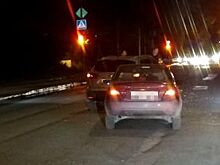 На пустой ночной дороге Nexia догнала кроссовер